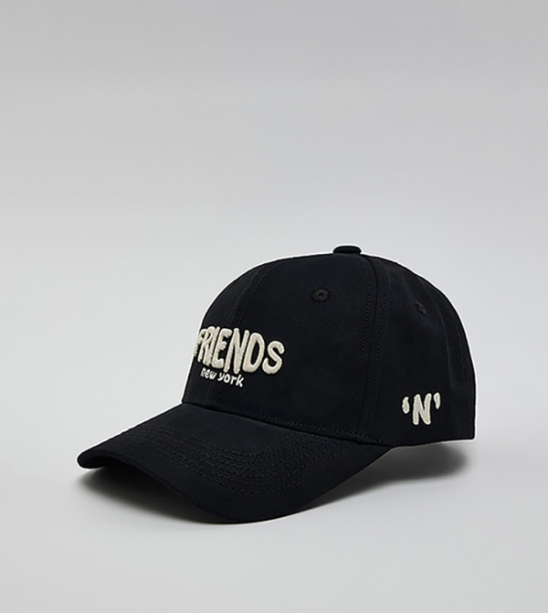 R&B  Baseball Caps - BLACK Round Neck T-Shirts