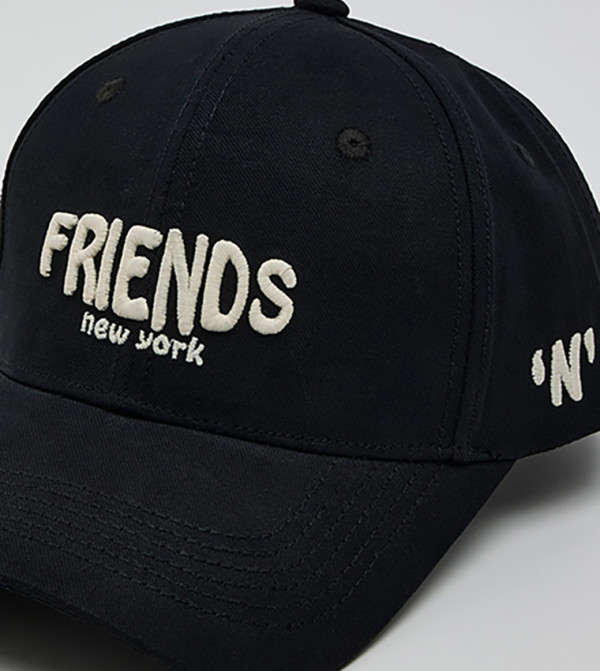 R&B  Baseball Caps - BLACK Round Neck T-Shirts