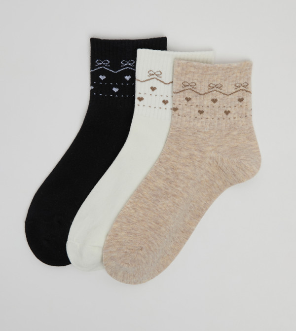 R&B  Socks - Multi Calf Length Socks