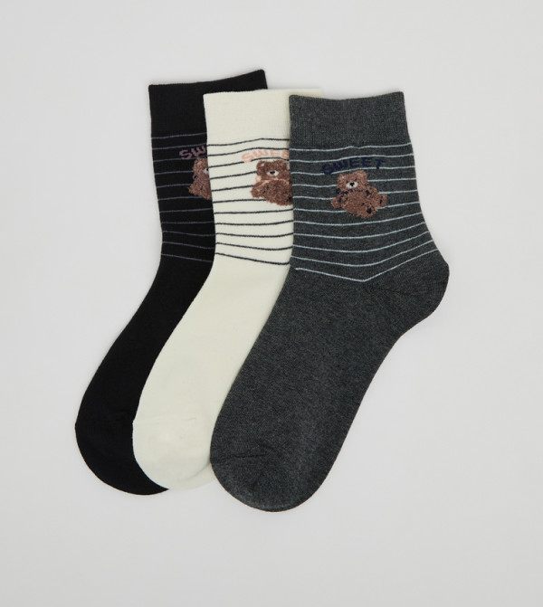 أر آند بي  جوارب للمنتصف الساق  - متعدد Calf Length Socks