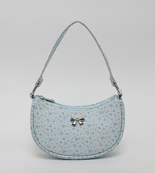 R&B  Shoulder Bag - Blue Bathmats & Curtains