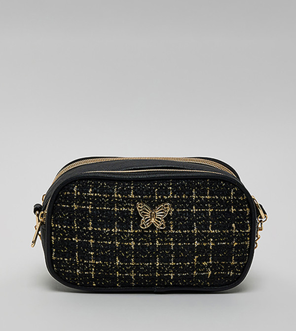R&B  Cross Body - BLACK Caps & Mittens