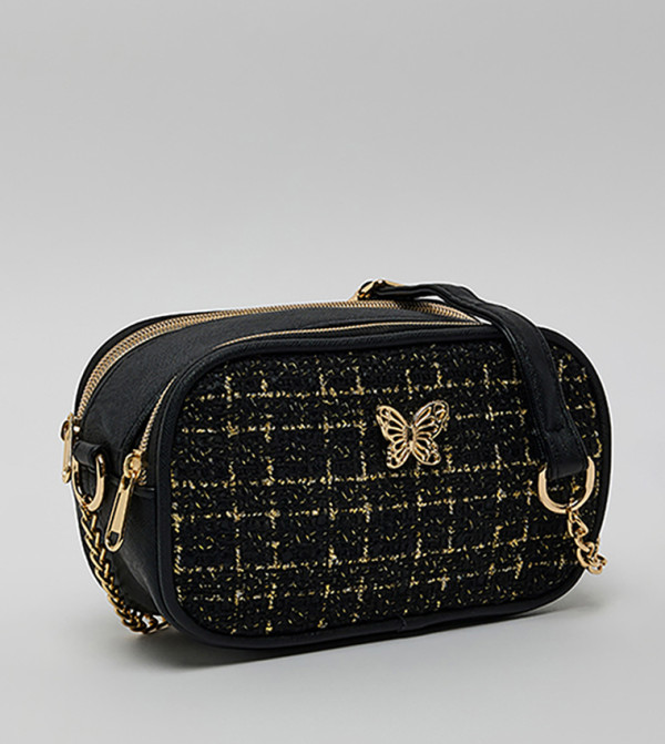 R&B  Cross Body - BLACK Caps & Mittens
