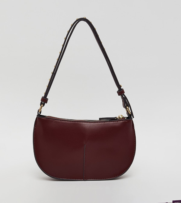 R&B  Shoulder Bag - Burgundy Shoulder Bag