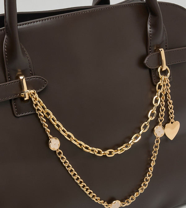أر آند بي  حقائب - بني داكن Handheld Bags