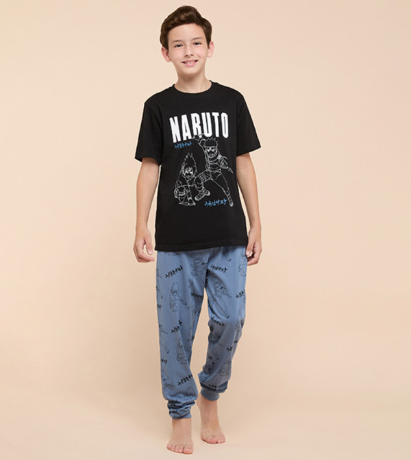 R&B  Top & Pyjama Sets - BLACK Top & Pyjama Sets