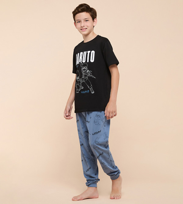 R&B  Top & Pyjama Sets - BLACK Top & Pyjama Sets