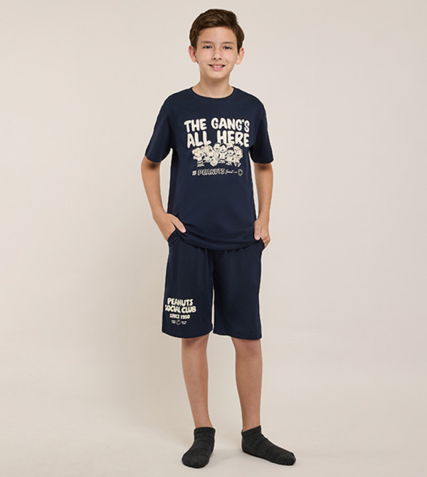 R&B  Top & Pyjama Sets - NAVY BLUE Top & Pyjama Sets