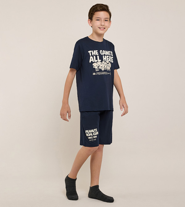R&B  Top & Pyjama Sets - NAVY BLUE Top & Pyjama Sets