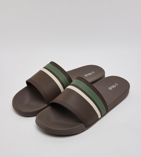 R&B  Slides - Brown Slides
