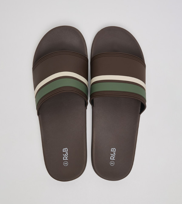 R&B  Slides - Brown Slides