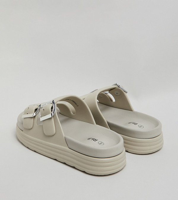 R&B R&B - Beige Flat Sandals