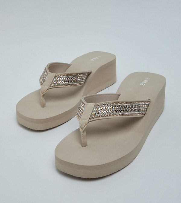 R&B  Flip-Flops - Taupe Flip-Flops