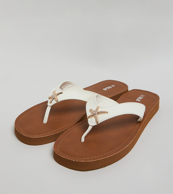 R&B R&B - White Flip-Flops