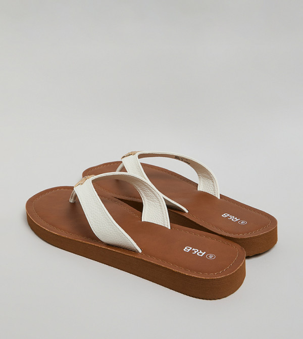 R&B R&B - White Flip-Flops