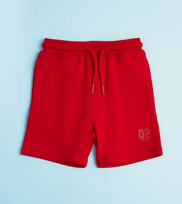 R&B  Bottomwear - Red Shorts