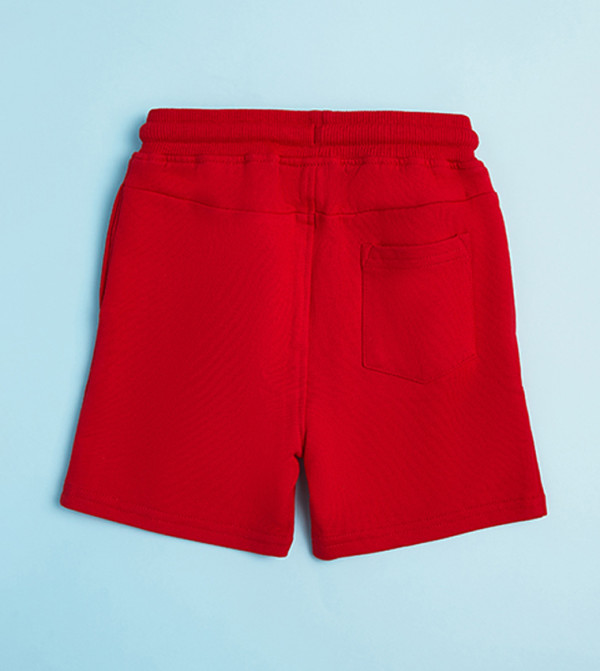 R&B  Bottomwear - Red Shorts