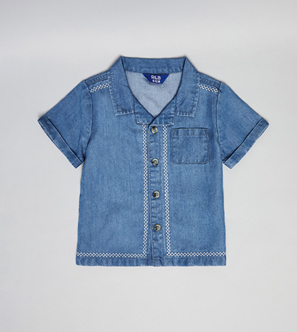 R&B  Shirts & Bottoms - Blue Cosmetic Organizers