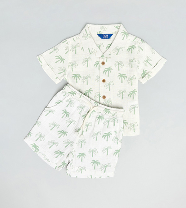 R&B  Shirts & Bottoms - White Wallets