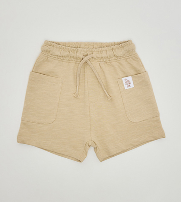 R&B  Top & Shorts - Beige Top & Shorts