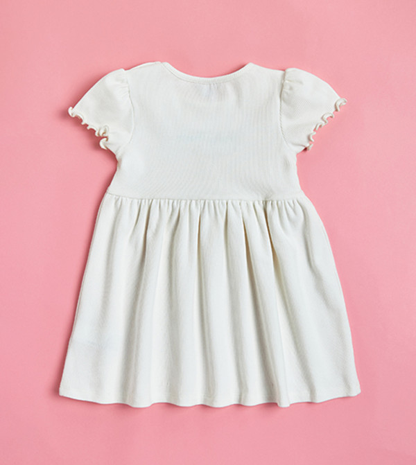 أر آند بي  girls-craft-pretty-summer - عاجي  فستان كاجوال 
