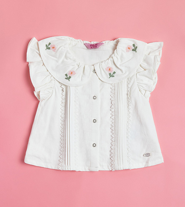 أر آند بي  girls-craft-pretty-summer - عاجي  توب و شورت