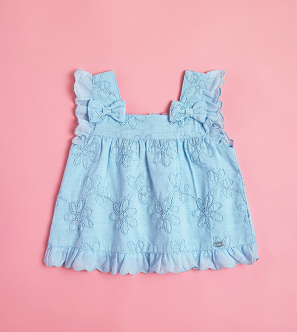 R&B  Top & Shorts - Light Blue Top & Shorts