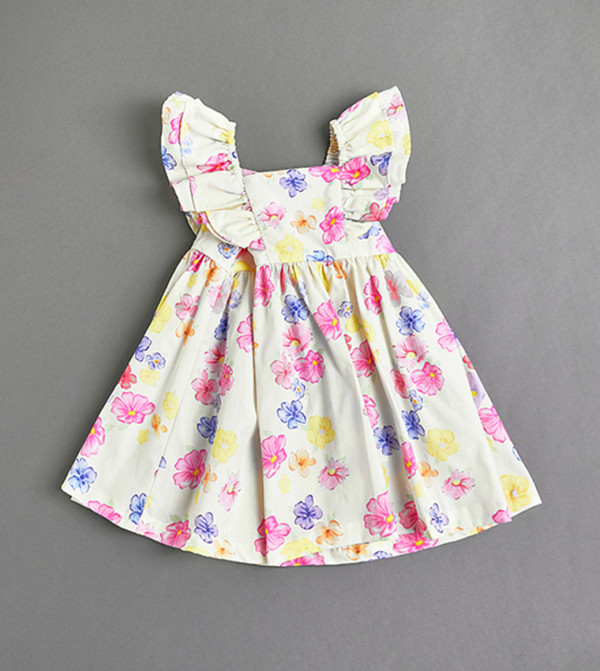 أر آند بي  girls-craft-pretty-summer - أبيض فستان كاجوال 