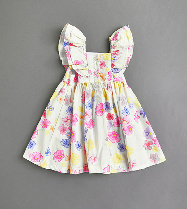 أر آند بي  girls-craft-pretty-summer - أبيض فستان كاجوال 