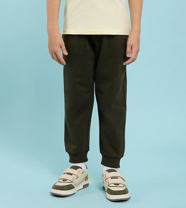 R&B daily-essentials - Olive Joggers