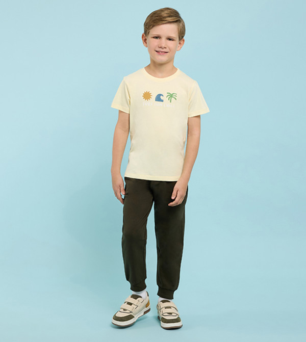 R&B daily-essentials - Olive Joggers