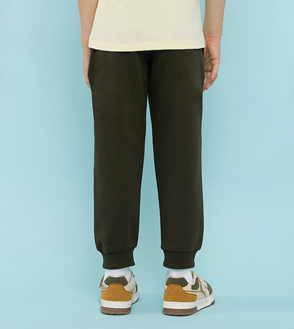 R&B daily-essentials - Olive Joggers