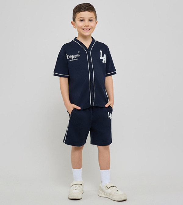 R&B  Top & Shorts - NAVY BLUE Top & Shorts
