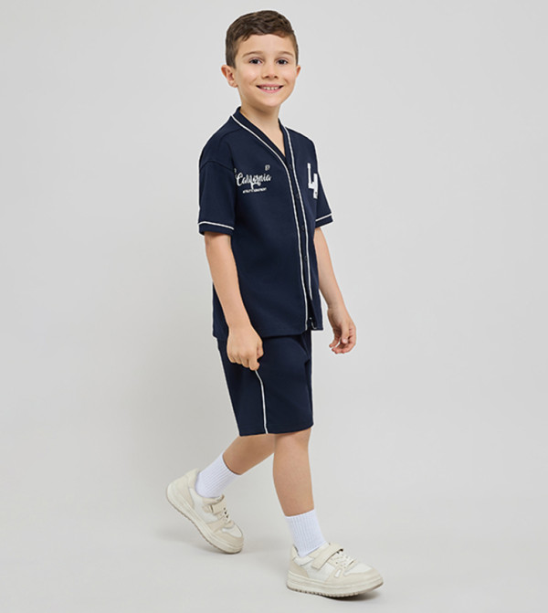 R&B  Top & Shorts - NAVY BLUE Top & Shorts