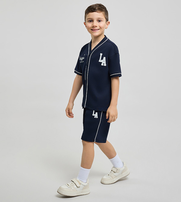 R&B  Top & Shorts - NAVY BLUE Top & Shorts