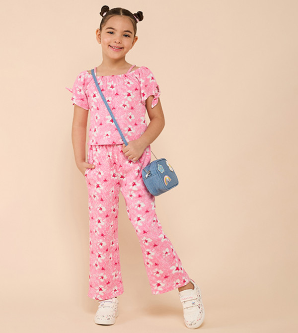 R&B  Tops & Pants - Pink Tops & Pants