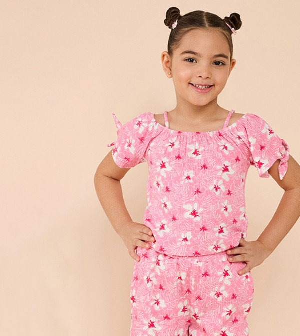 R&B  Tops & Pants - Pink Tops & Pants