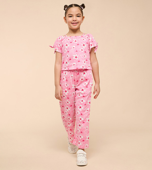 R&B  Tops & Pants - Pink Tops & Pants