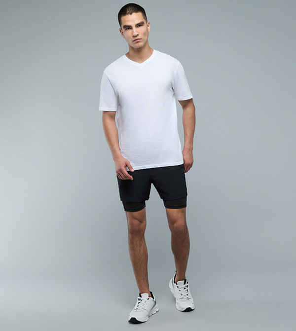 R&B  Sportswear - BLACK Shorts