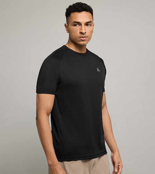 أر آند بي  ملابس رياضة - أسود T-Shirts & Vests