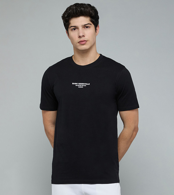R&B  - BLACK T-shirts & Bottoms