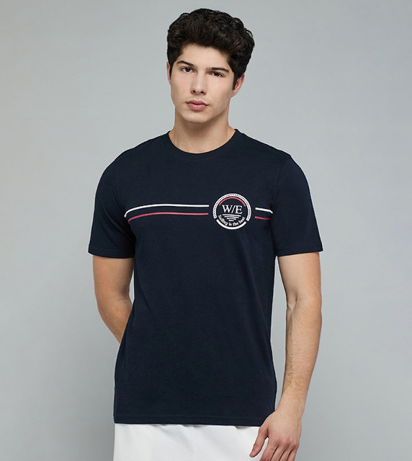 R&B Men - Navy T-shirts & Bottoms