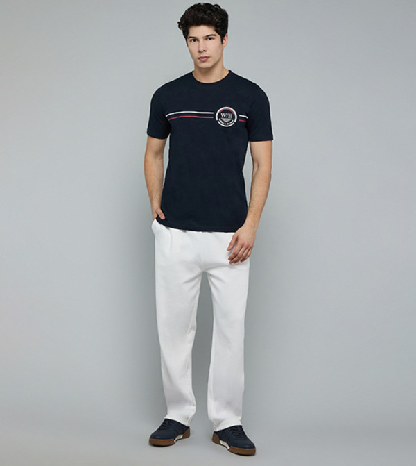 R&B Men - Navy T-shirts & Bottoms
