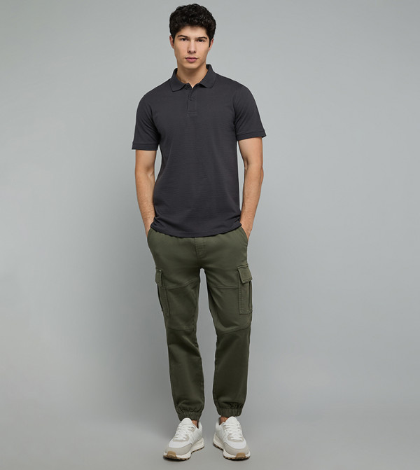 R&B R&B - Dark Grey Polo T-shirts