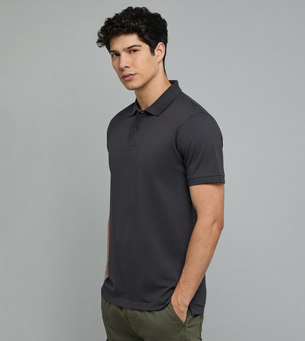 R&B R&B - Dark Grey Polo T-shirts