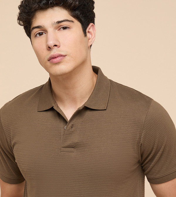 R&B R&B - Olive Polo T-shirts