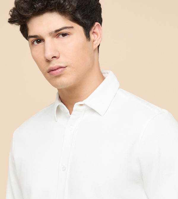 أر آند بي  أكمام طويلة - عاجي  Long Sleeves