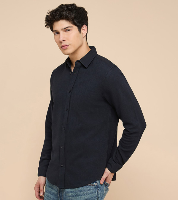 أر آند بي  ملابس - كحلي مزرق  Long Sleeves