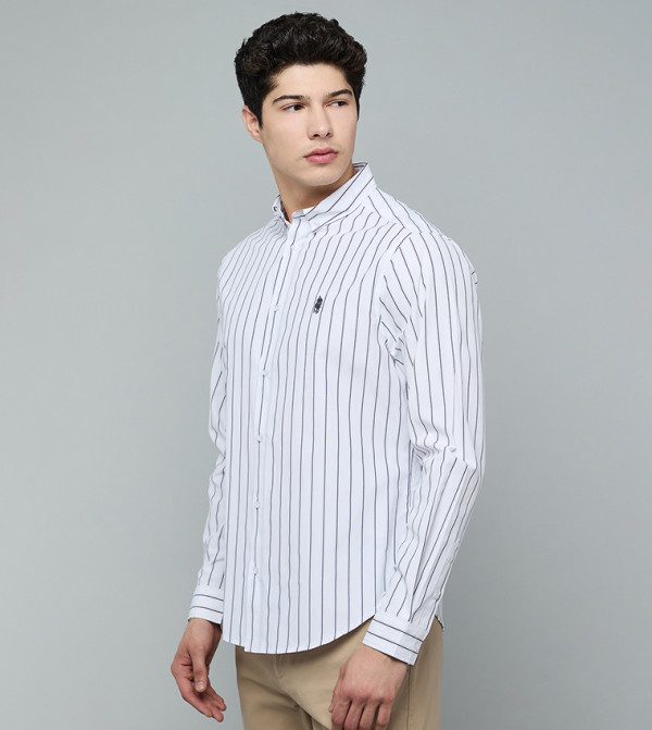 أر آند بي  أكمام طويلة - أبيض Long Sleeves