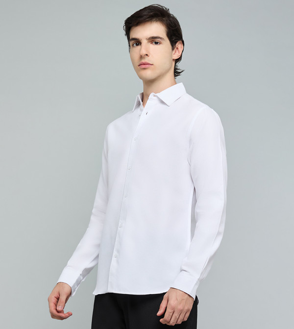 أر آند بي  daily-essentials - أبيض Long Sleeves